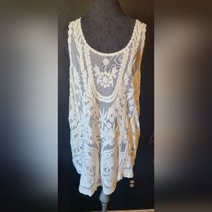 Embroidery Tunic Tank